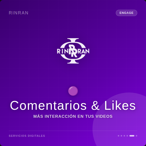 Comentarios y Likes para YouTube